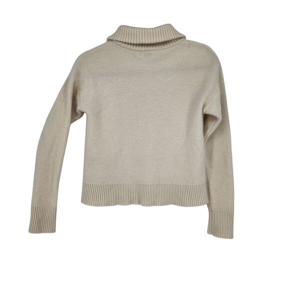 Club Monaco XS Cashmere Creme Cardigan Sweater With Button Front & Pockets - Picture 6 of 6